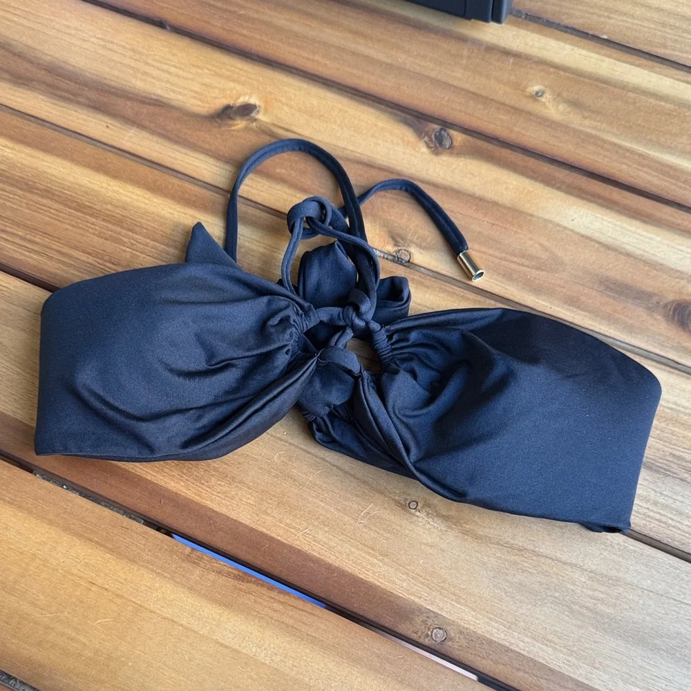 Monday Swimwear Classic Black Bikini Top